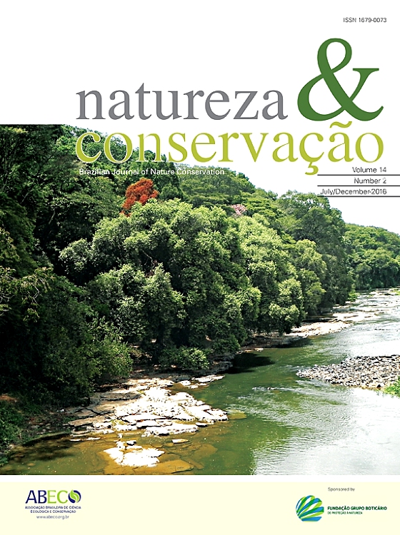 Go to journal home page - Natureza & Conservação